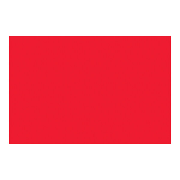 A red rectangular Tape Logic inventory label with black text on a white background.
