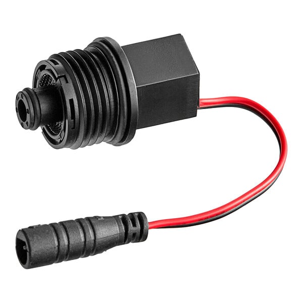 A black and red American Standard Solenoid Valve connector with wires.