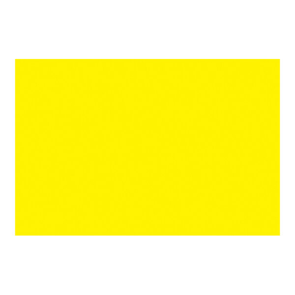 A yellow rectangular object with white text.
