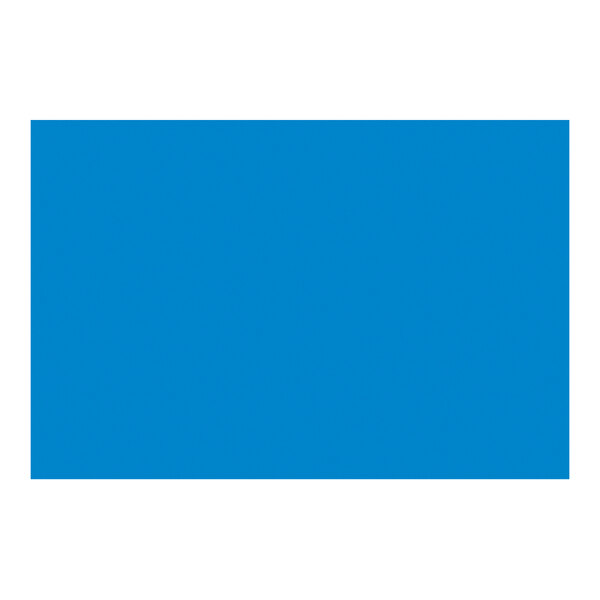 A blue rectangular label.