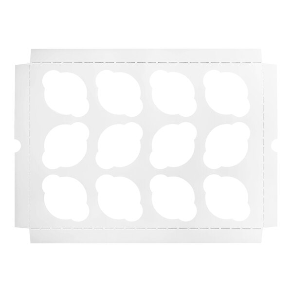 A white paper with 12 circles.