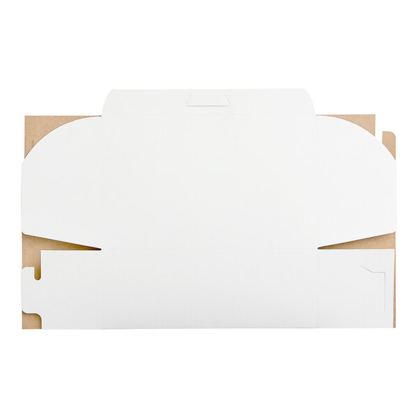 A white rectangular Southern Champion bakery box with a lid.