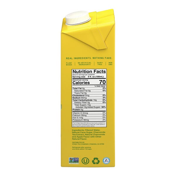 Stash Apple Chamomile Latte Herbal Tea Concentrate 32 fl. oz.