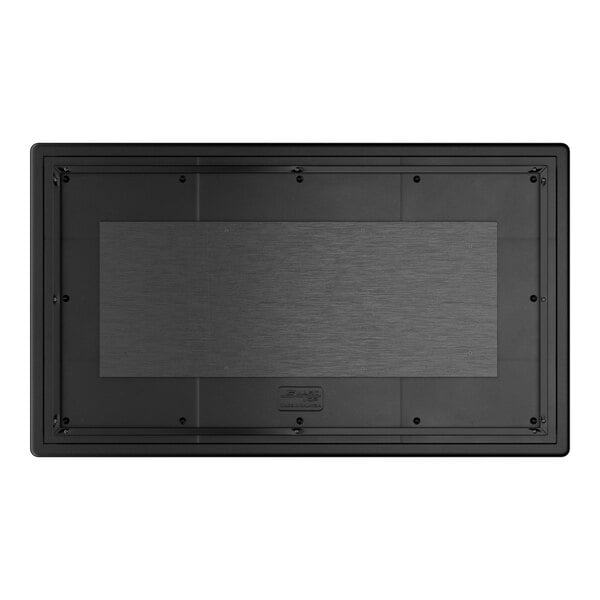 A rectangular 28 by 48 inch table top with a smooth black finish.