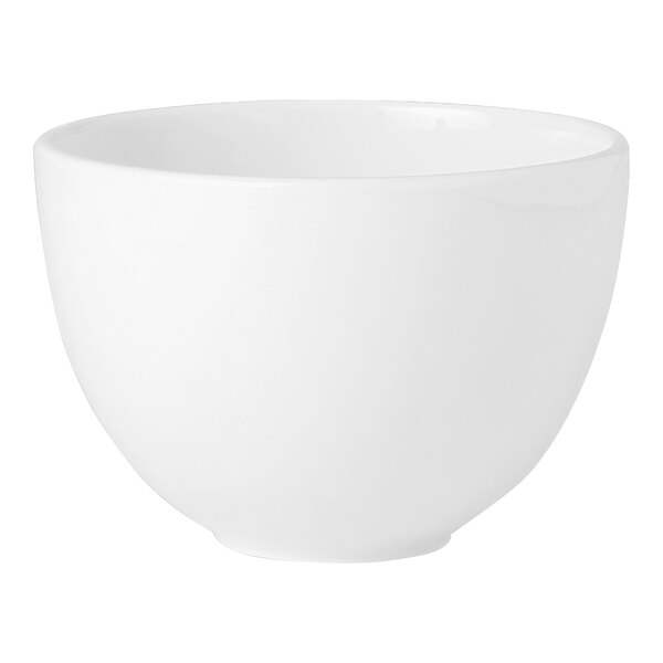 A Steelite Performance Simplicity white unhandled combi cup.