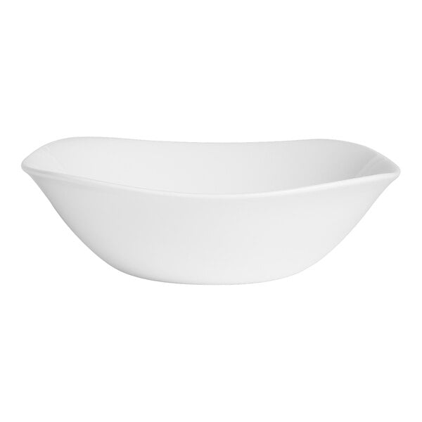 A Steelite Performance Taste white square bowl.