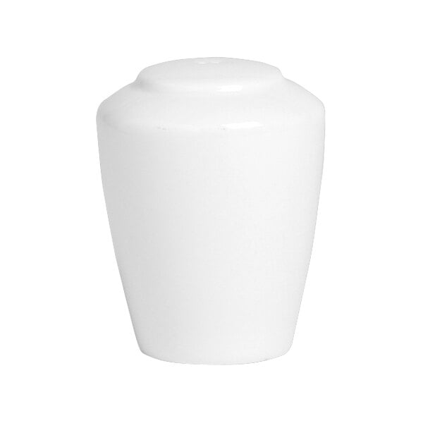 A white ceramic jar with a lid.