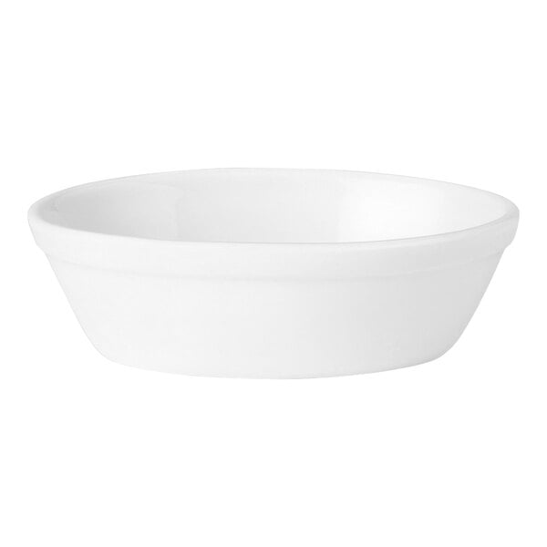 A Steelite Performance Simplicity oval baker dish in white.