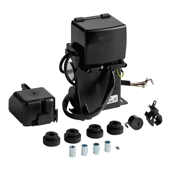 Avantco compressor starter components with wires and other parts.