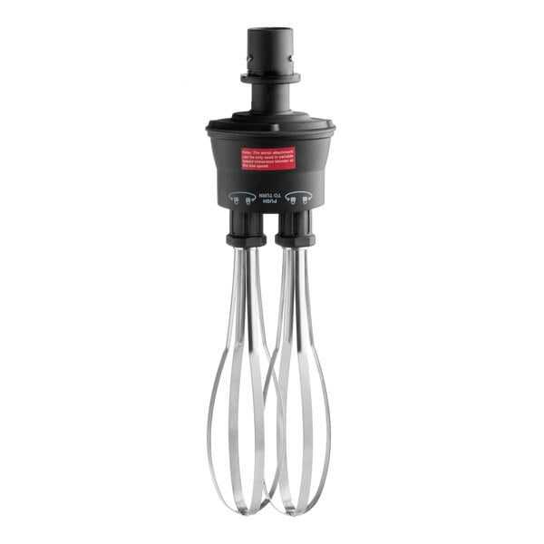 A 10-inch whisk attachment designed for use with AvaMix IB Series immersion blenders.