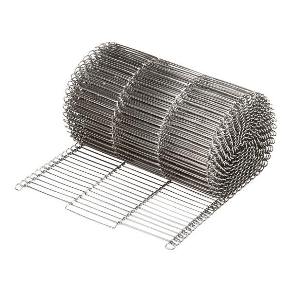 A roll of metal wire mesh.