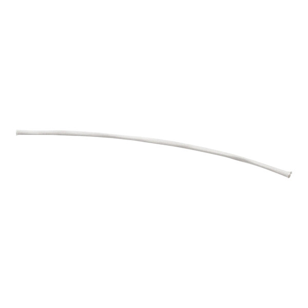A white thin wire with a long end.