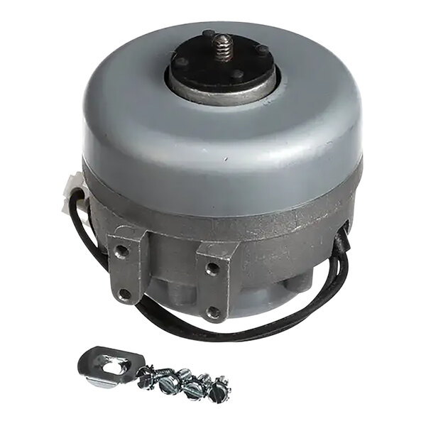 A Scotsman fan motor with wires and screws.