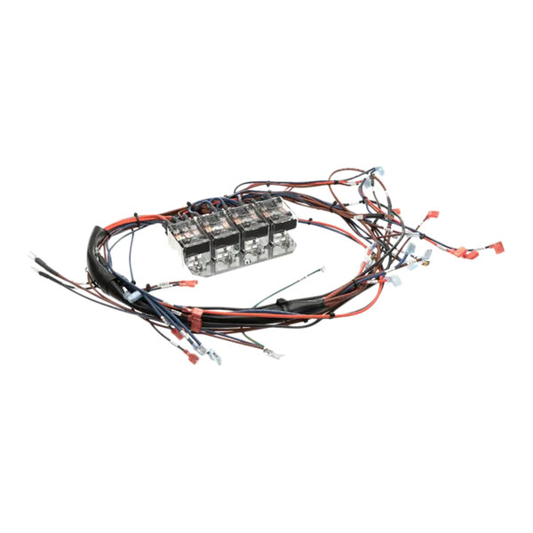 A white TurboChef wire harness with a group of wires.