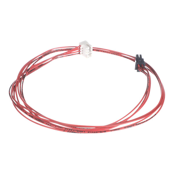 A red Rational hot air probe cable with a white connector.