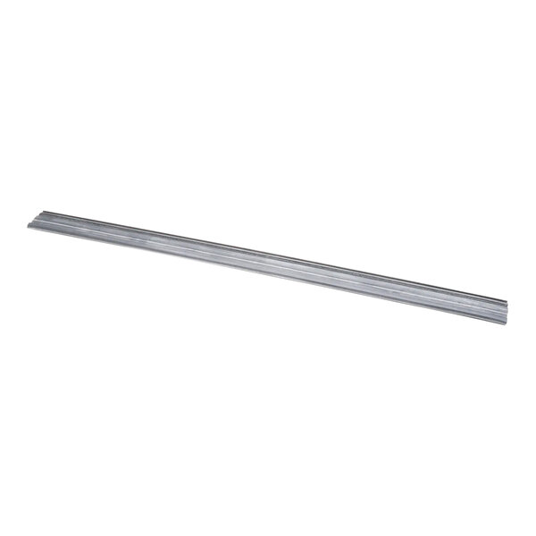 A long metal bar with a silver finish.