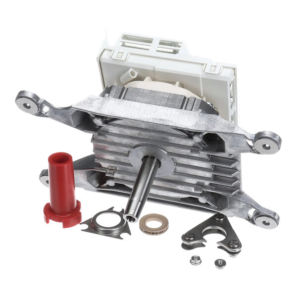 A Rational fan motor on a white background.