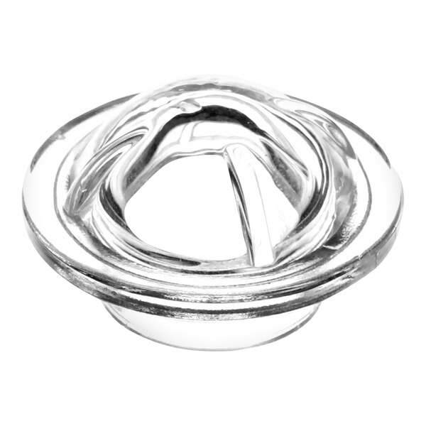 A clear glass lens for a TurboChef fire oven.