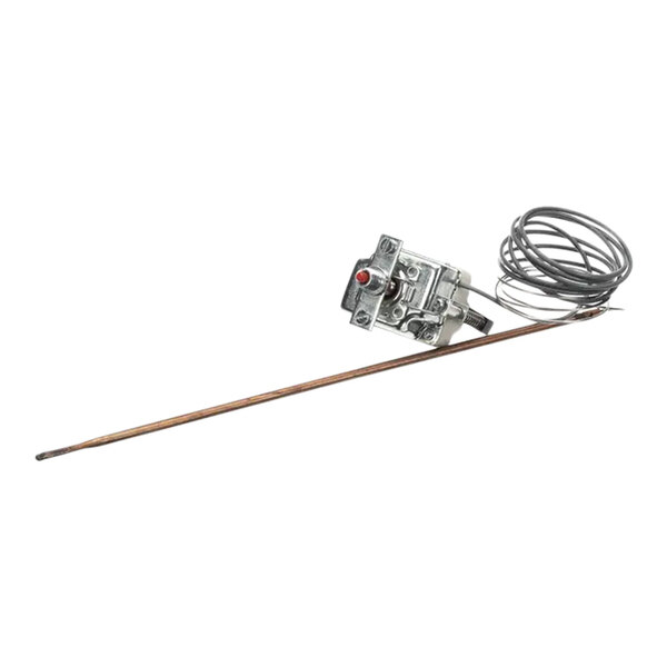 A TurboChef thermostat with a long metal rod.