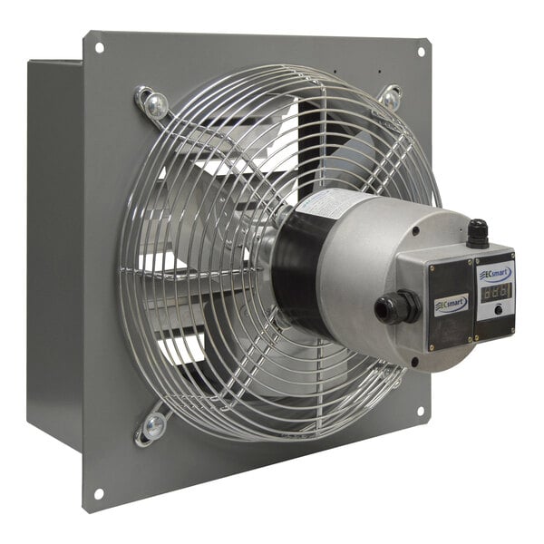 A metal Canarm standard wall exhaust fan.