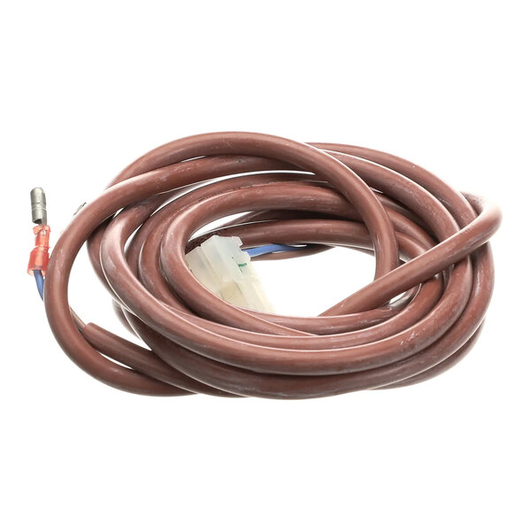 The interior light wiring for a Rational oven, showing a brown cable with a white connector.