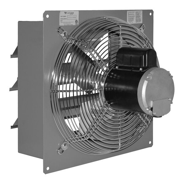 Canarm 12'' 2-Speed Standard Wall Exhaust Fan S12-E2 - 1,650 CFM, 1 Phase, 1/4 hp