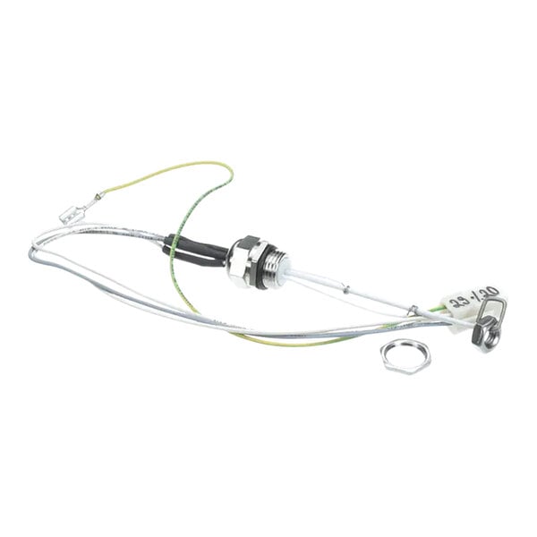 A wire harness with a connector and a wire for a Rational filling level electrode.