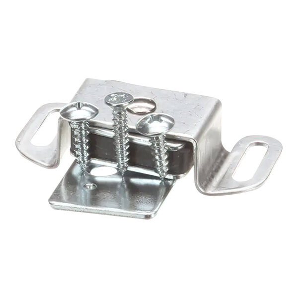A Wells 2C-33453 magnetic door catch with screws.