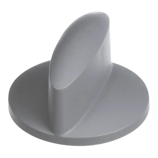 A grey plastic Rational dial with a pointed tip.