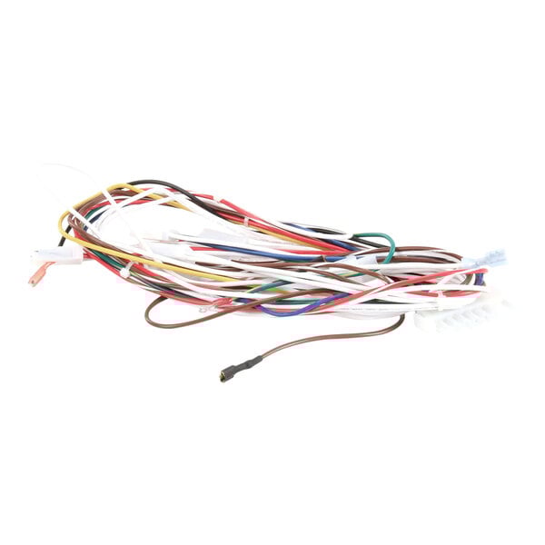 A close-up of a Scotsman Hi-Voltage Harness with several colored wires.