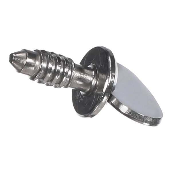 A close-up of a silver TurboChef wing head screw.