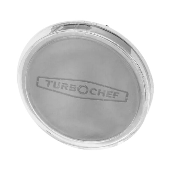 A round plastic container with a TurboChef logo on a circular light ring.