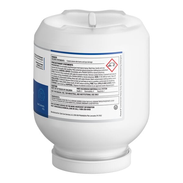 Noble Force X2 8 lb. / 128 oz. Concentrated Solid Dish Machine Detergent - 2/Case