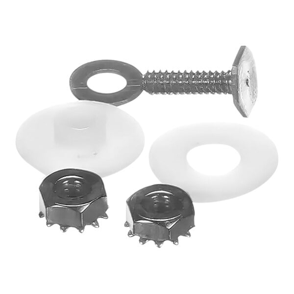 A Wells water level sensor with a metal screw and nut.