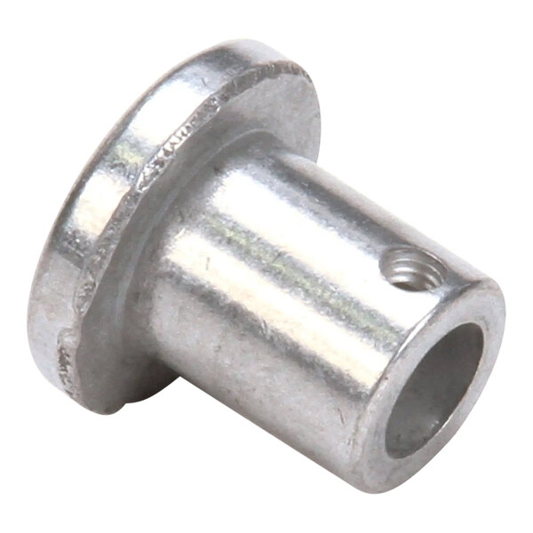 A close-up of a Wells plug hinge machplate.