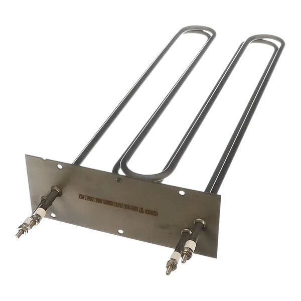 A TurboChef heater assembly with two rectangular metal bars.