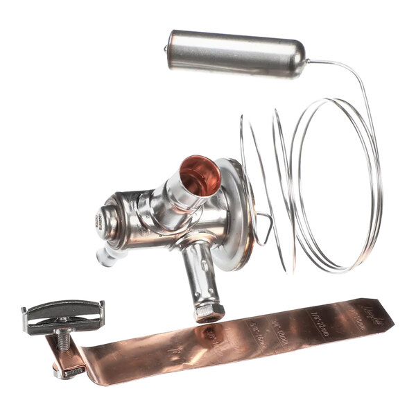 A Scotsman adjustable metal tube with a copper bar and metal handle.