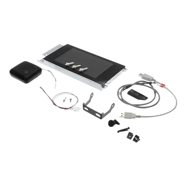 A TurboChef I3-3231 device with wires and cables.