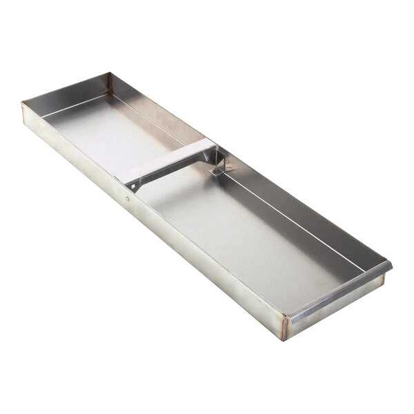 A stainless steel Southbend grease drawer assembly with a handle.