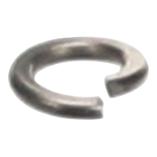 A close-up of a stainless steel TurboChef split lock washer.