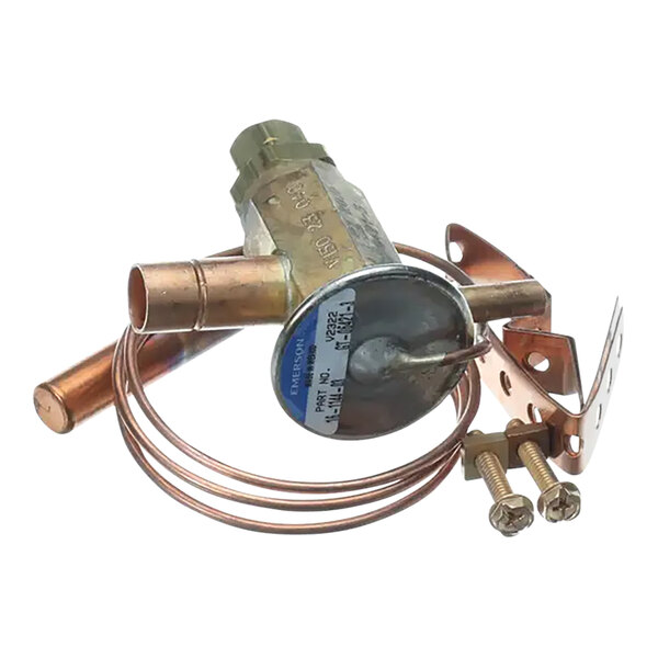 A copper Scotsman Thermo Expansion Valve Kit with round caps.