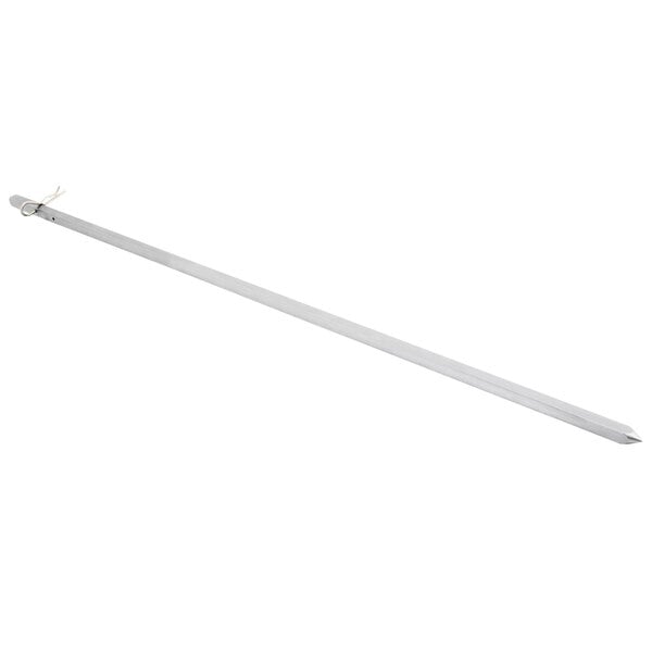 A long metal replacement spit for Visvardis gyro machines.