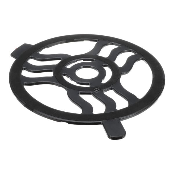 A black circular TurboChef Magneeto assembly with a hole in it.