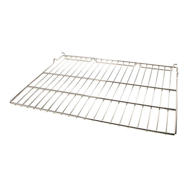 A close-up of a Southbend metal rack with a wire grid.