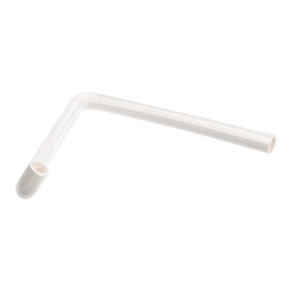 A white plastic Scotsman drain tube with a long handle.