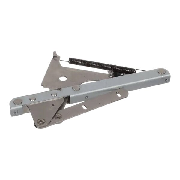 A TurboChef metal bracket with a metal spring.