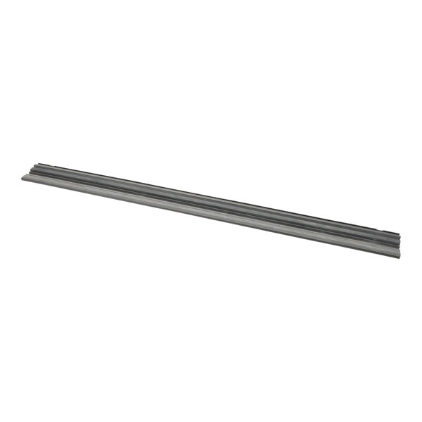 A long metal bar with a white background.