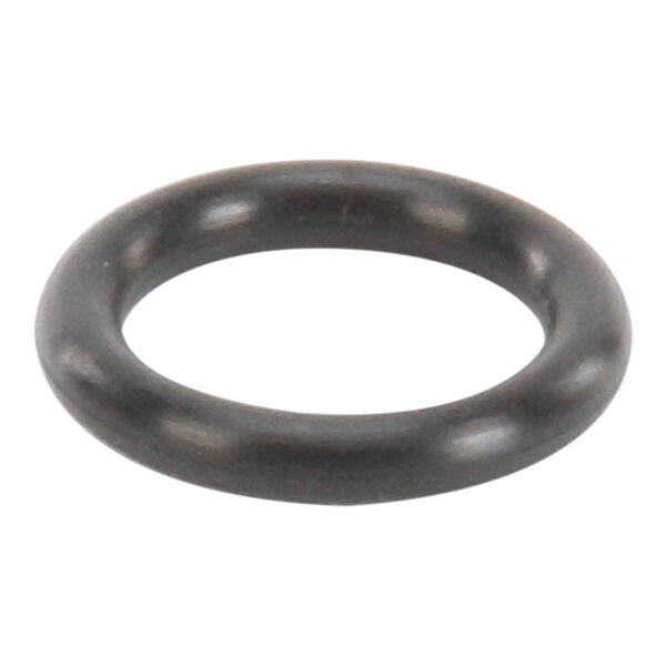 A black round O ring with a white circle and black border.