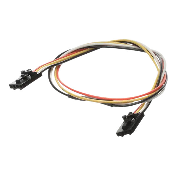 A white TurboChef cable with two connectors.