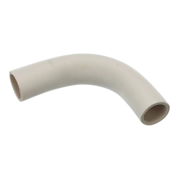 A white plastic suction hose elbow for a Rational oven.